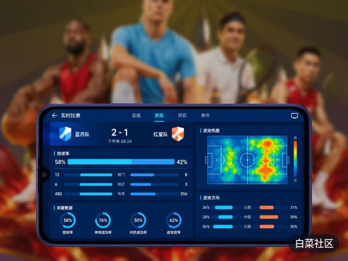 下载白菜社区 APP，移动看球首选